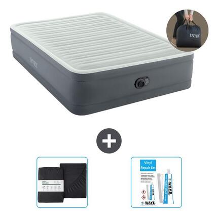 Matelas gonflable Intex PremAire I - 1P - 191x99x46 cm + Accessoires CB18
