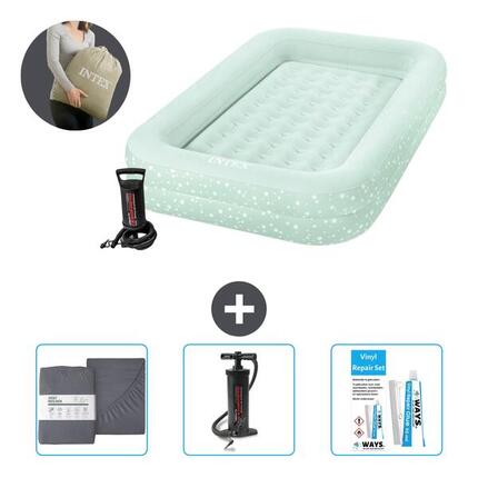 Luchtbed Intex Kidz - 1P - 168x107x25 cm + Accessoires CB11