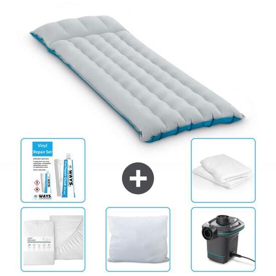 Matelas gonflable Intex Camping - 1P - 184x67x17 cm + Accessoires CB2