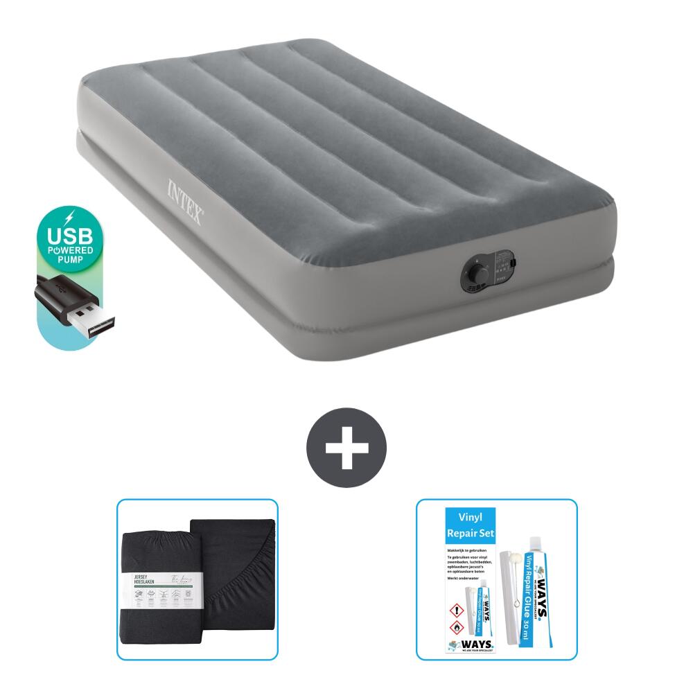 INTEX Luchtbed Intex Prestige - 1P -  191x99x30 cm + Accessoires CB18