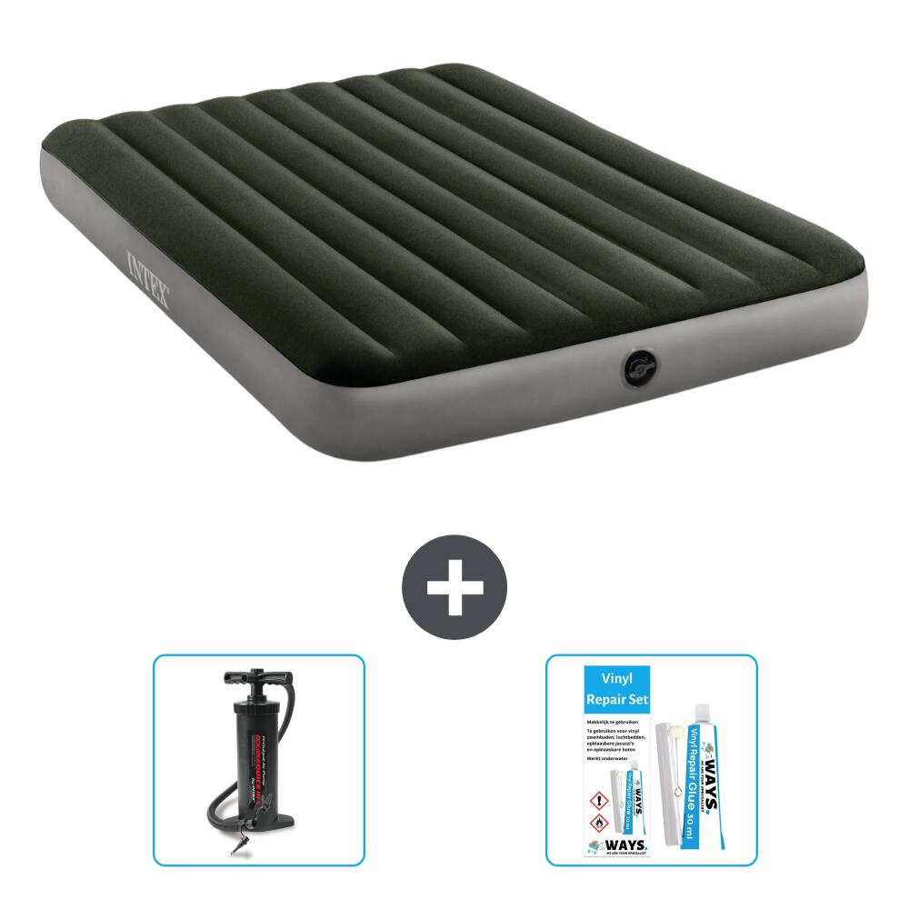 INTEX Luchtbed Intex Prestige - 2P -  203x152x25 cm + Accessoires CB13