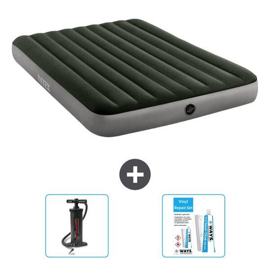 Matelas gonflable Intex Prestige - 2P - 203x152x25 cm + Accessoires CB13