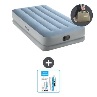 Luchtbed intex mid-rise comfort - 1p - 191x99x36 cm + accessoire cb21