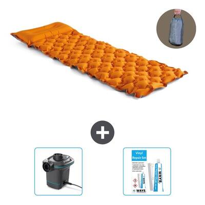 Luchtbed intex truaire - 1p - 191x71x11 cm + accessoires cb14
