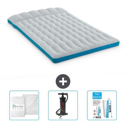 Matelas gonflable Intex Camping - 2P - 189x72x20 cm + Accessoires CB3