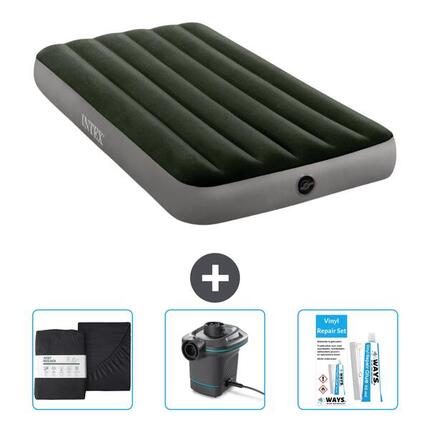 Matelas gonflable Intex Prestige - 1P - 191x76x25 cm + Accessoires CB8
