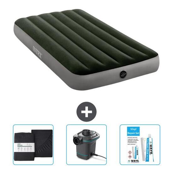 Matelas gonflable Intex Prestige - 1P - 191x99x25 cm + Accessoires CB8