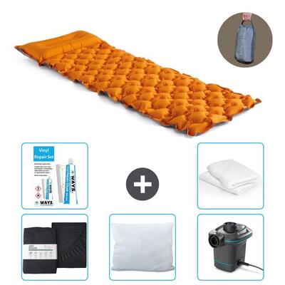 Luchtbed intex truaire - 1p - 191x71x11 cm + accessoires cb6