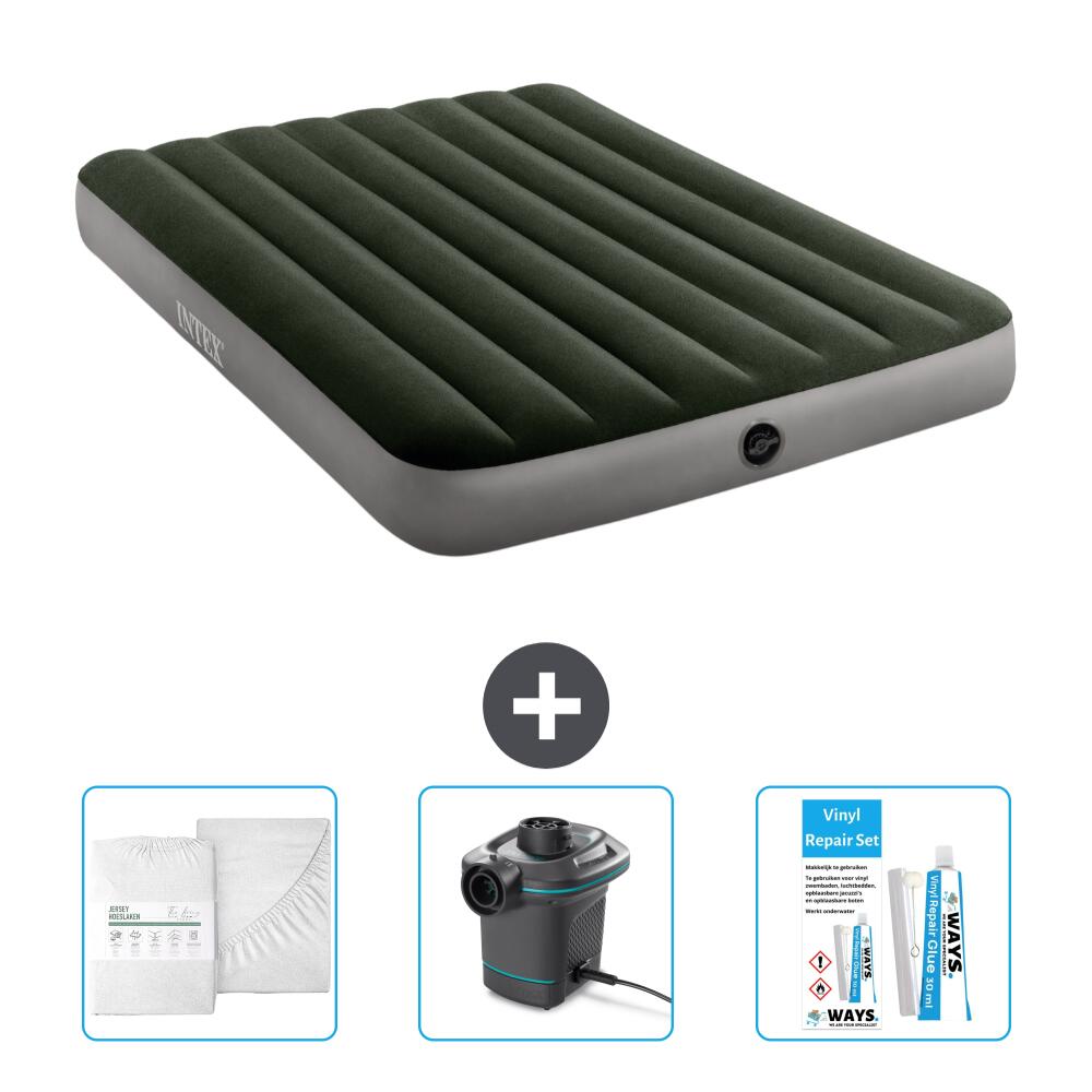 INTEX Luchtbed Intex Prestige - 2P -  191x137x25 cm + Accessoires CB4