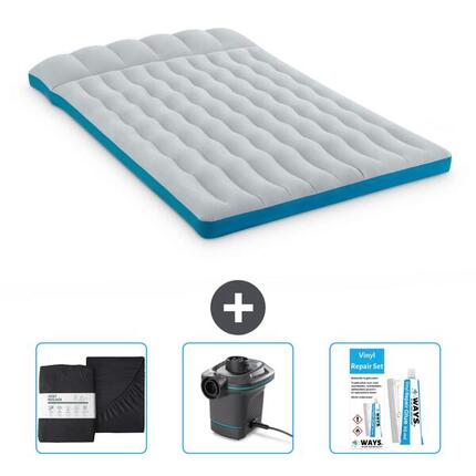 Matelas gonflable Intex Camping - 2P - 189x72x20 cm + Accessoires CB8