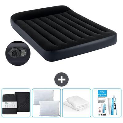 Luchtbed intex prestige - 1p - 191x99x25 cm + accessoires cb17