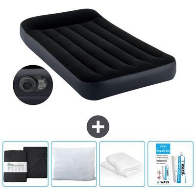 Luchtbed bestway - 2p - 191x137x22 cm + accessoires cb17