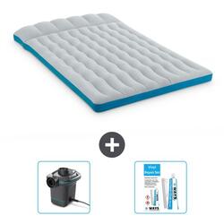 Matelas gonflable Intex Camping - 1P - 184x67x17 cm + Accessoires CB14