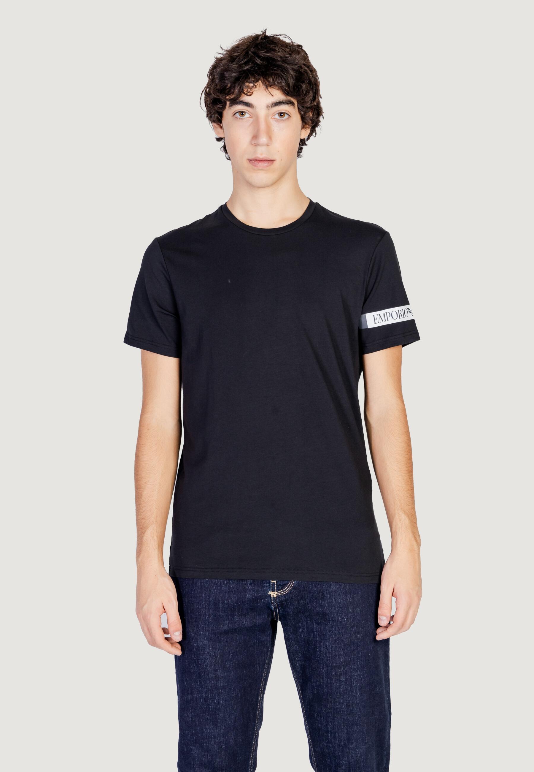 t-shirt crop top  HOMME noir 2/5