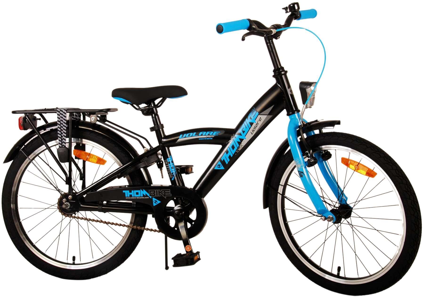 Volare Thombike Jongensfiets 20 inch - Zwart Blauw 7/7