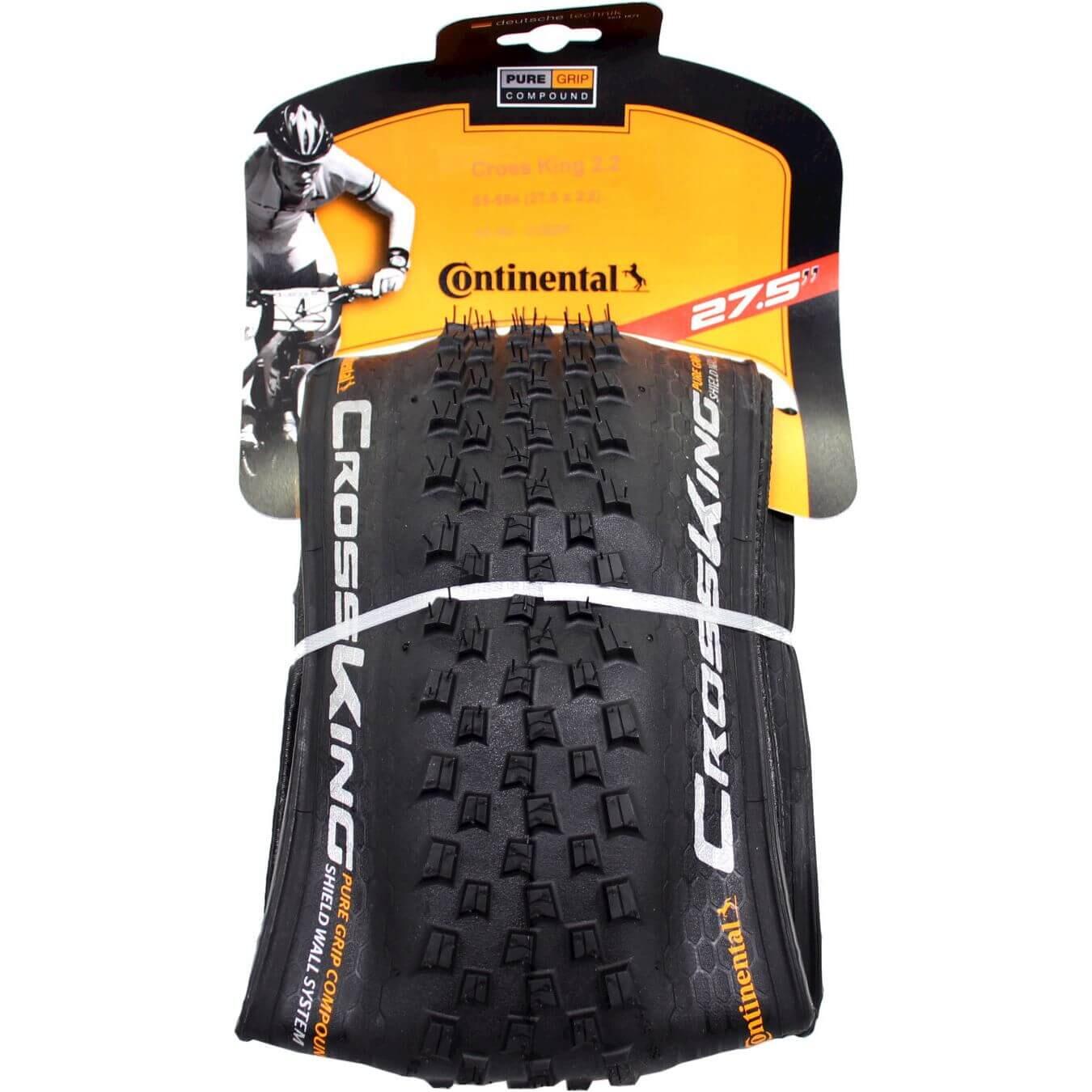CONTINENTAL Continental Cross King II 27.5 x 2.20 Vouwband voor Mountainbikes