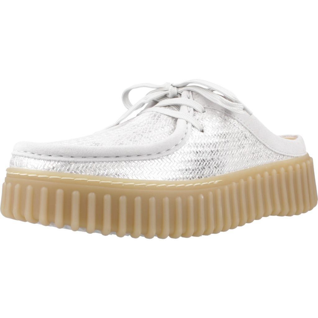 CLARKS Ténis Clarks Modelo Torhill Mule Cor Silver