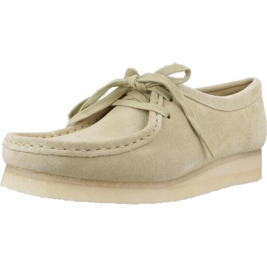 Clarks Modell Wallabee Farbe Beige