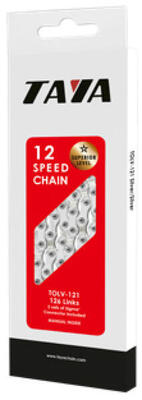 Taya ketting tolv-121 zilver 12 speed 126 schakels