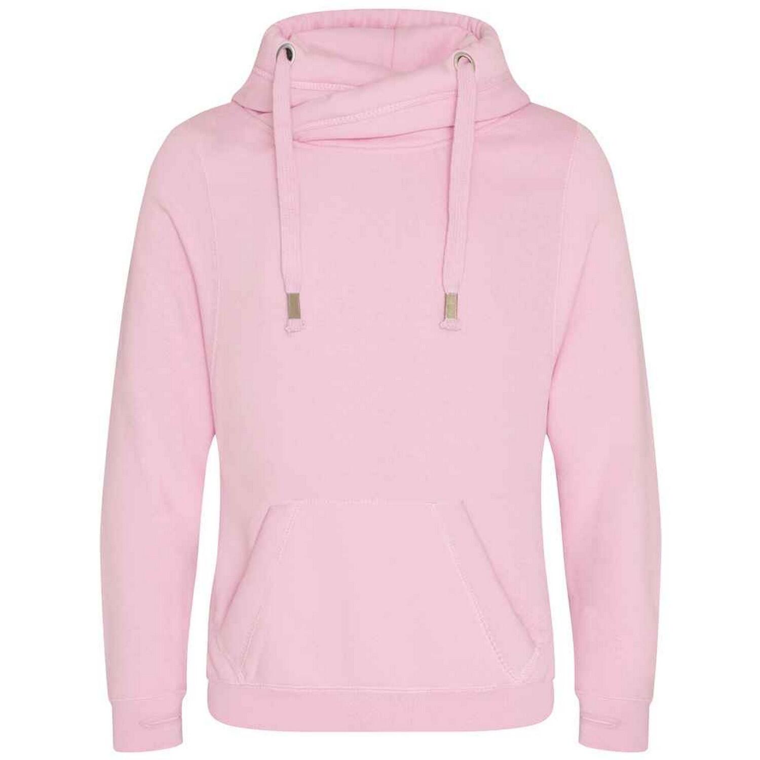 Awdis Unisex Adult Crossover Collar Hoodie