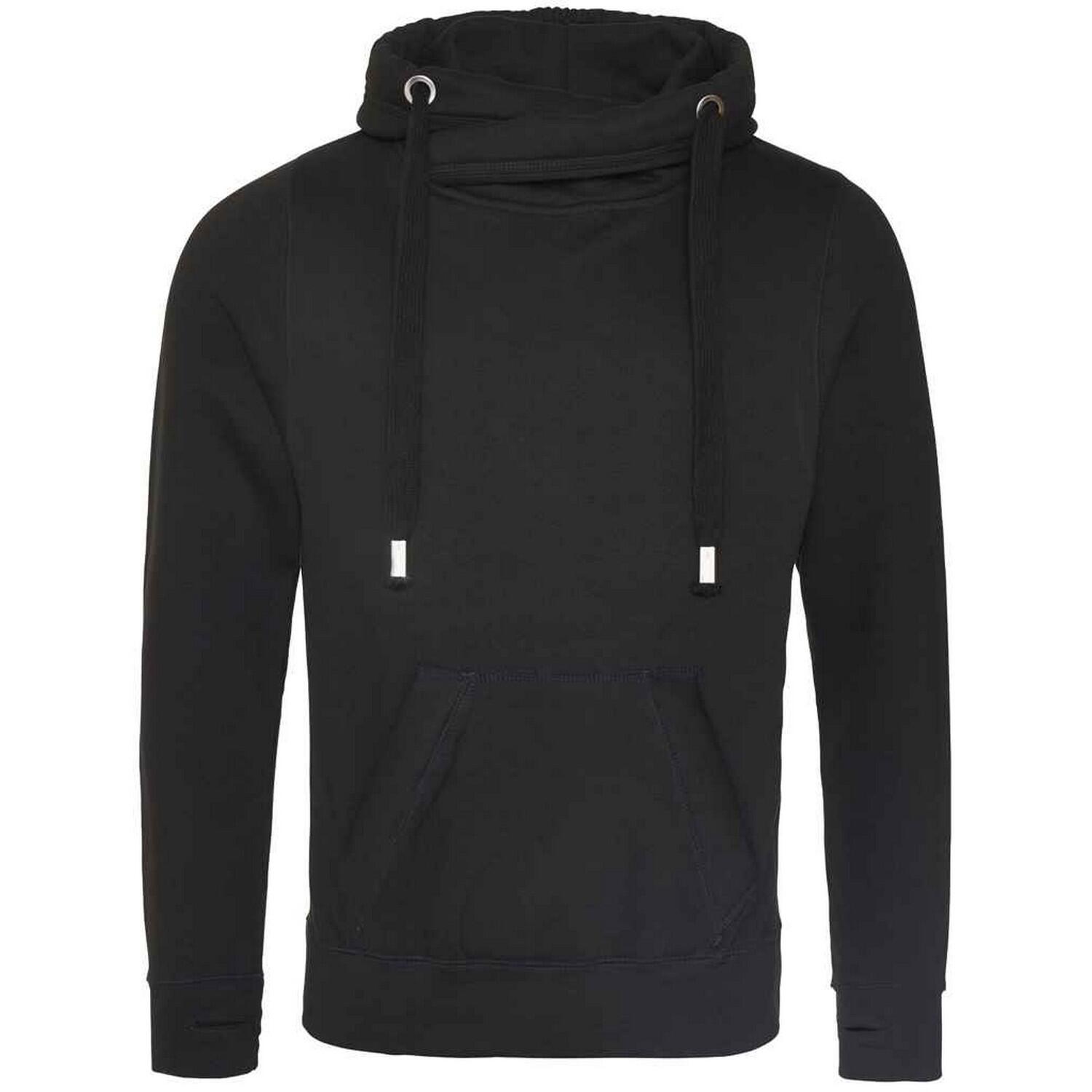 Awdis Unisex Adult Crossover Collar Hoodie