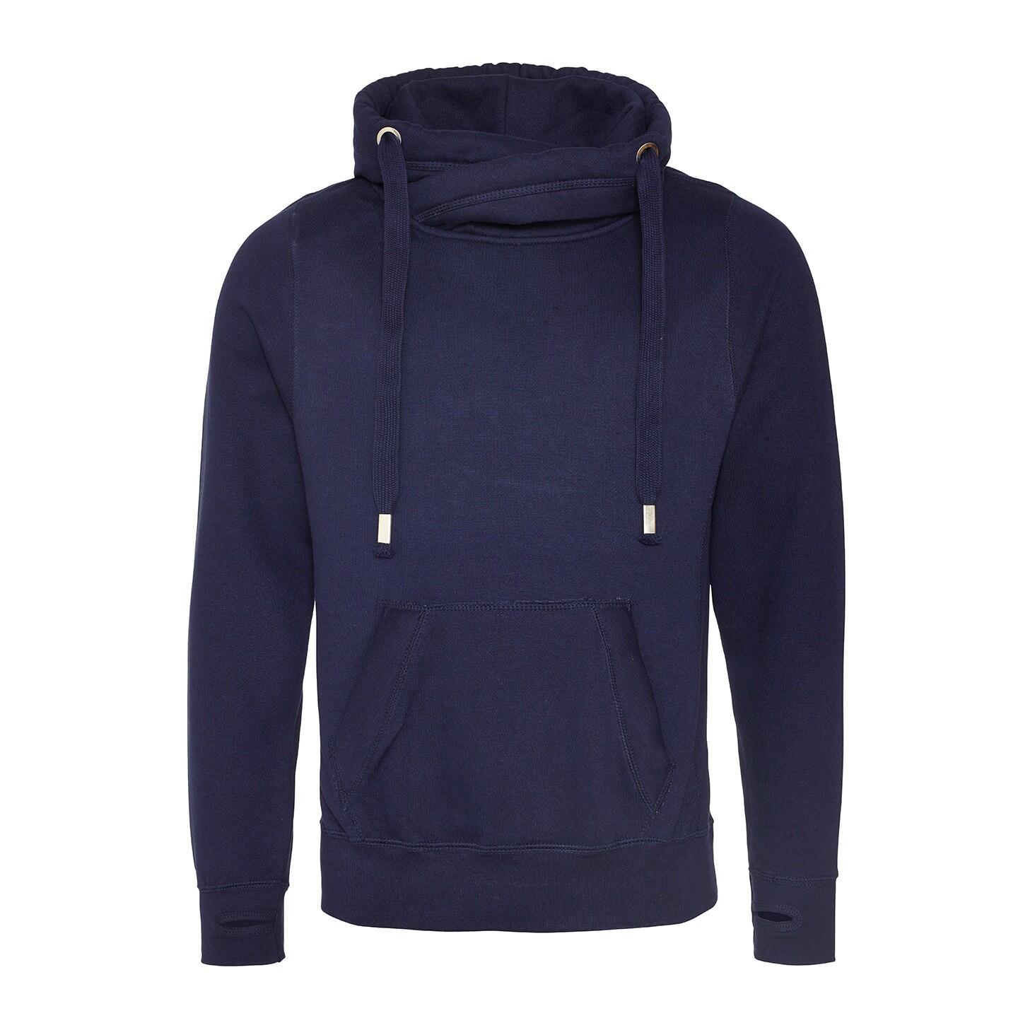 Awdis Unisex Adult Crossover Collar Hoodie