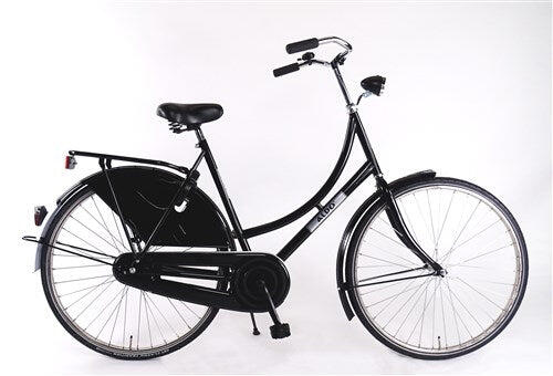ALDO Aldo 28 inch Omafiets Classic 50cm Zwart RVS Velg