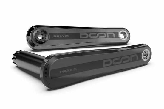 Praxis Doon guarnitura carbonio M30-THRU 172.5mm (armset senza corona)