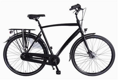 Aldo 28 inch c7 fiets alu hr65 mat zwart met 7 versnellingen