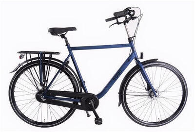 Aldo 28 inch strada fiets hr57 in azzuro blauw met 3 versnellingen