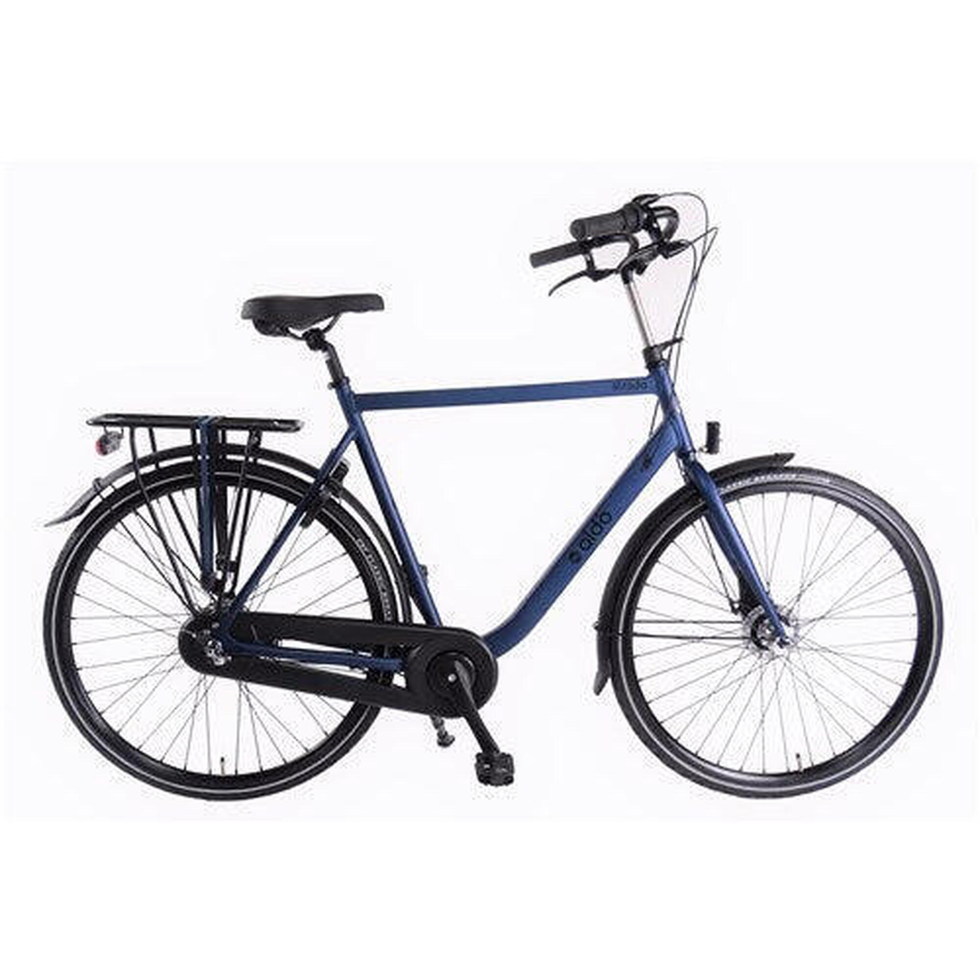Aldo 28 Pouces Strada Vélo HR57 Azzuro Bleu avec 3 Vitesses