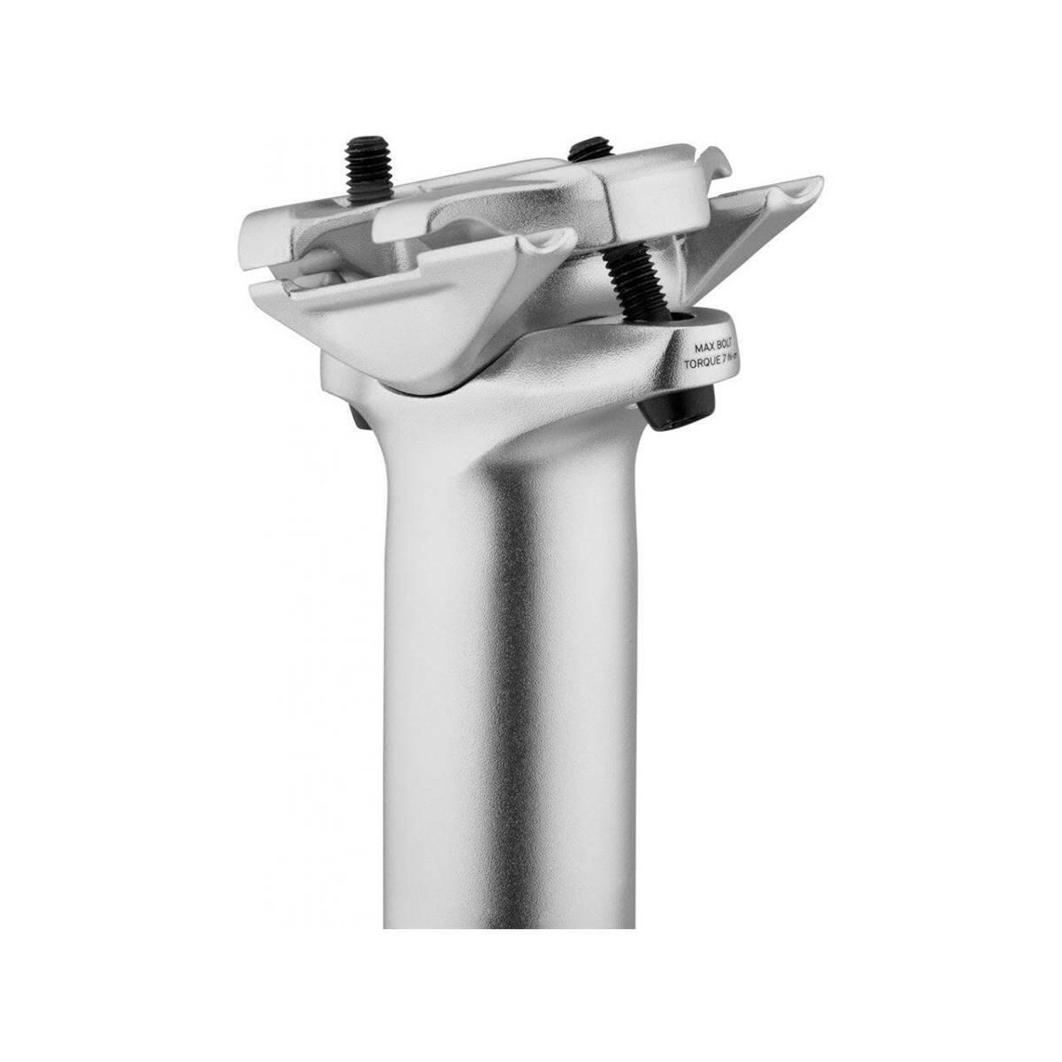 Aluminium zadelpen Service Course 350mm, 0mm offset - zilver 4/4