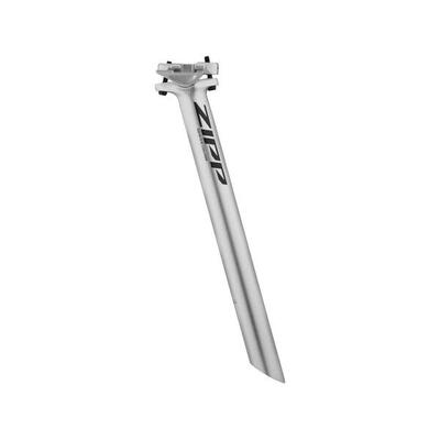 Aluminium zadelpen service course 350mm. 0mm offset - zilver