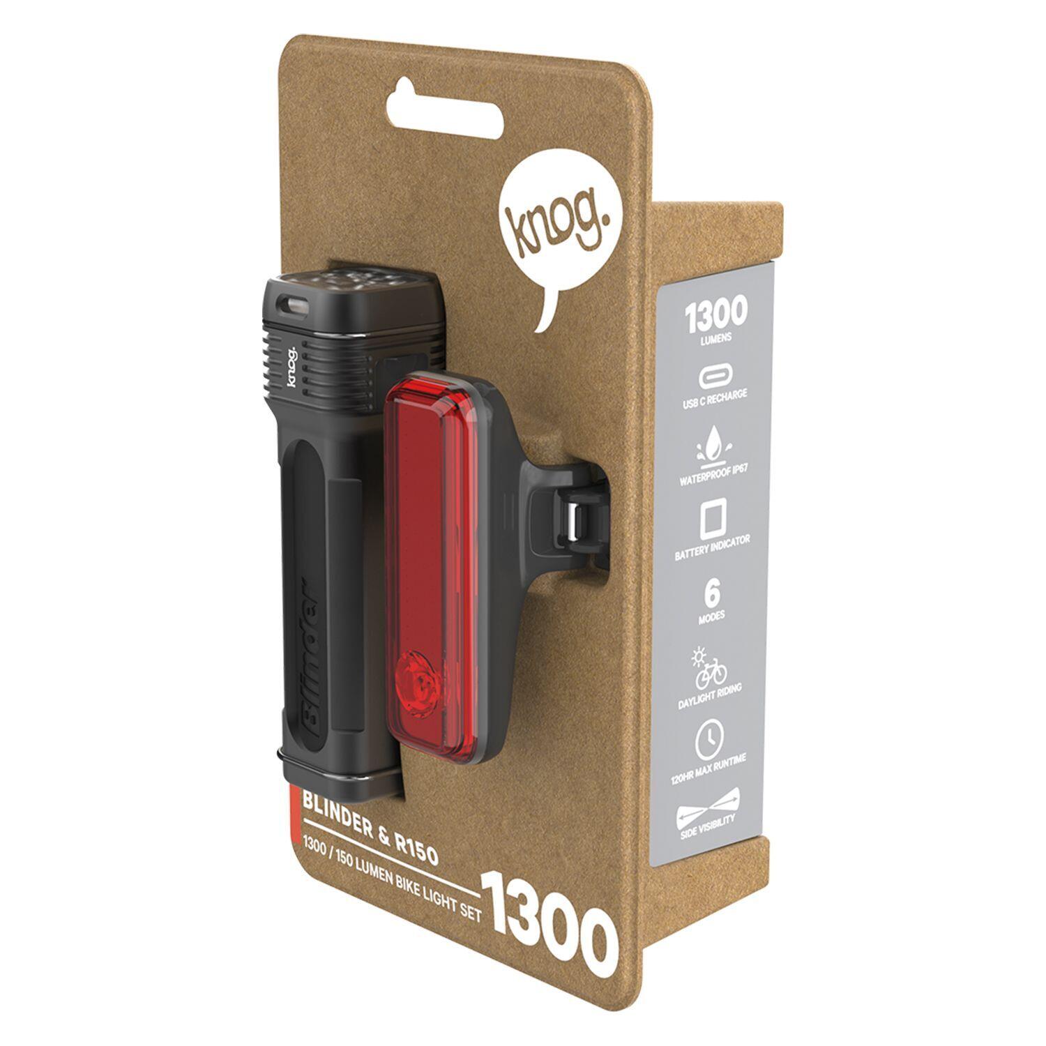 iluminación frontal Knog Blinder 1300 / Blinder R150 6/7
