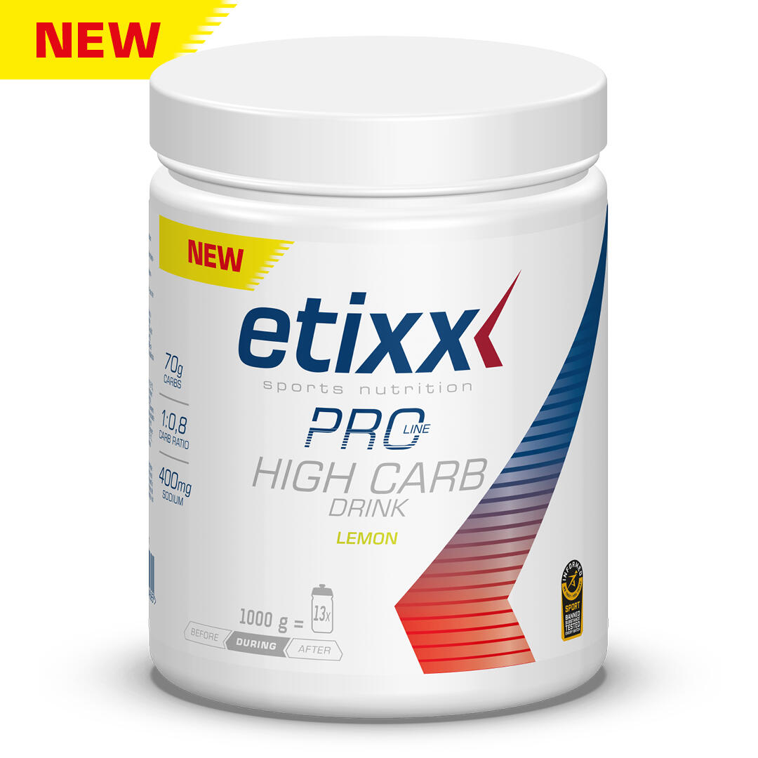 Etixx - Pro Line High Carb Drink Lemon 1000g - Préparation Énergétique Poudre - Decathlon