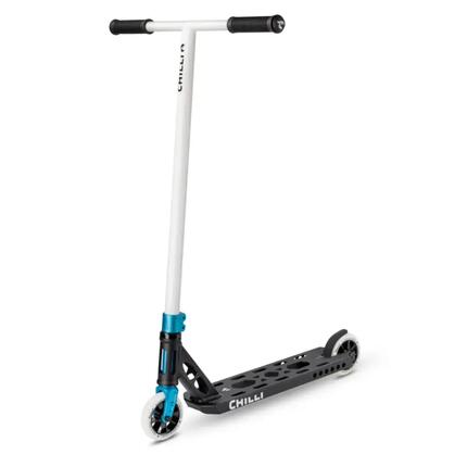 Ventus Trottinette Freestyle – Avancé – L – 110 mm – Blanc – Noir