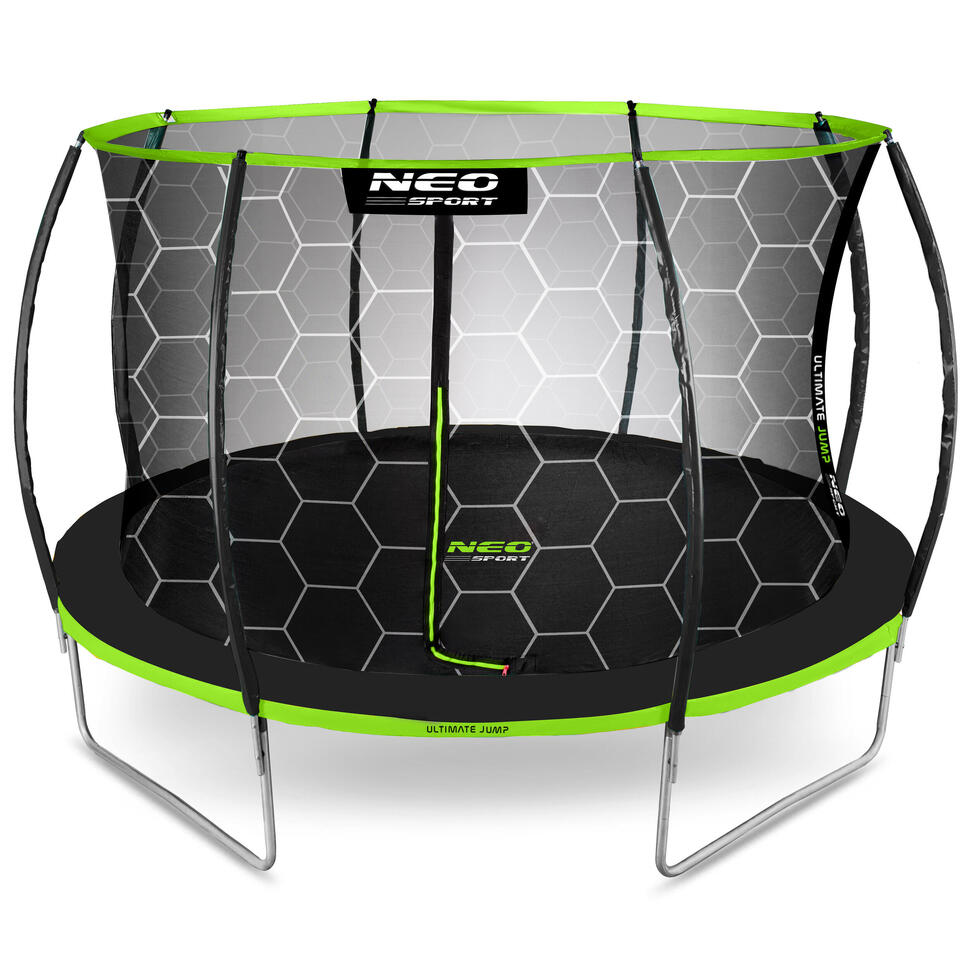 Trampolina ogrodowa z siatką wewnętrzną Neo-Sport 435cm 14ft