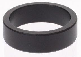 Ergotec spacer 1 1/8 15 mm in matzwart voor A-Head