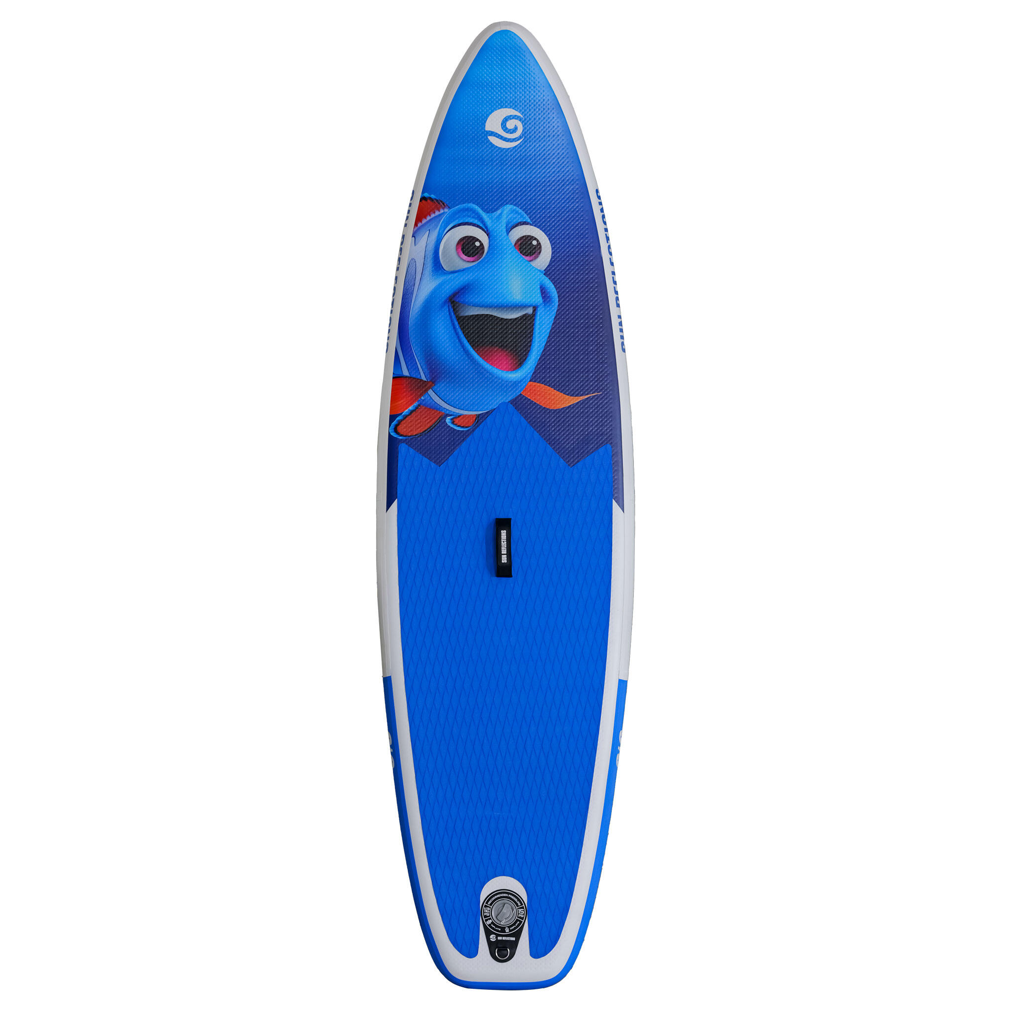 Sup Aufblasbares Brett Sonne Reflexionen Kinder 8'2“ Blau 2/4