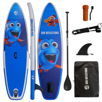 Tavola gonfiabile Sup Sun Reflections Kids 8'2” Blu