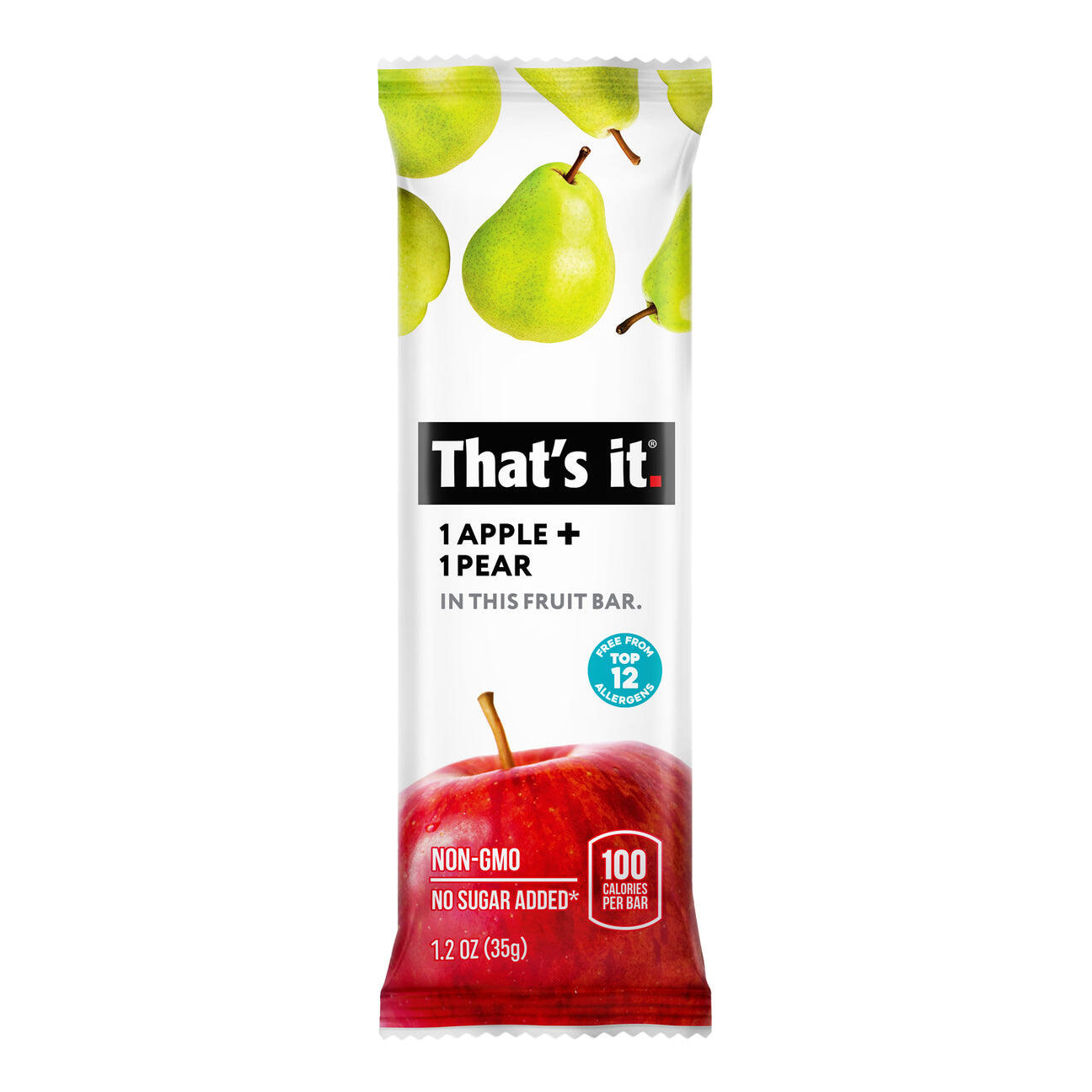Sm Apple Pear Rasp Apple + Pear Fruit Bar (35g x 1 bar)