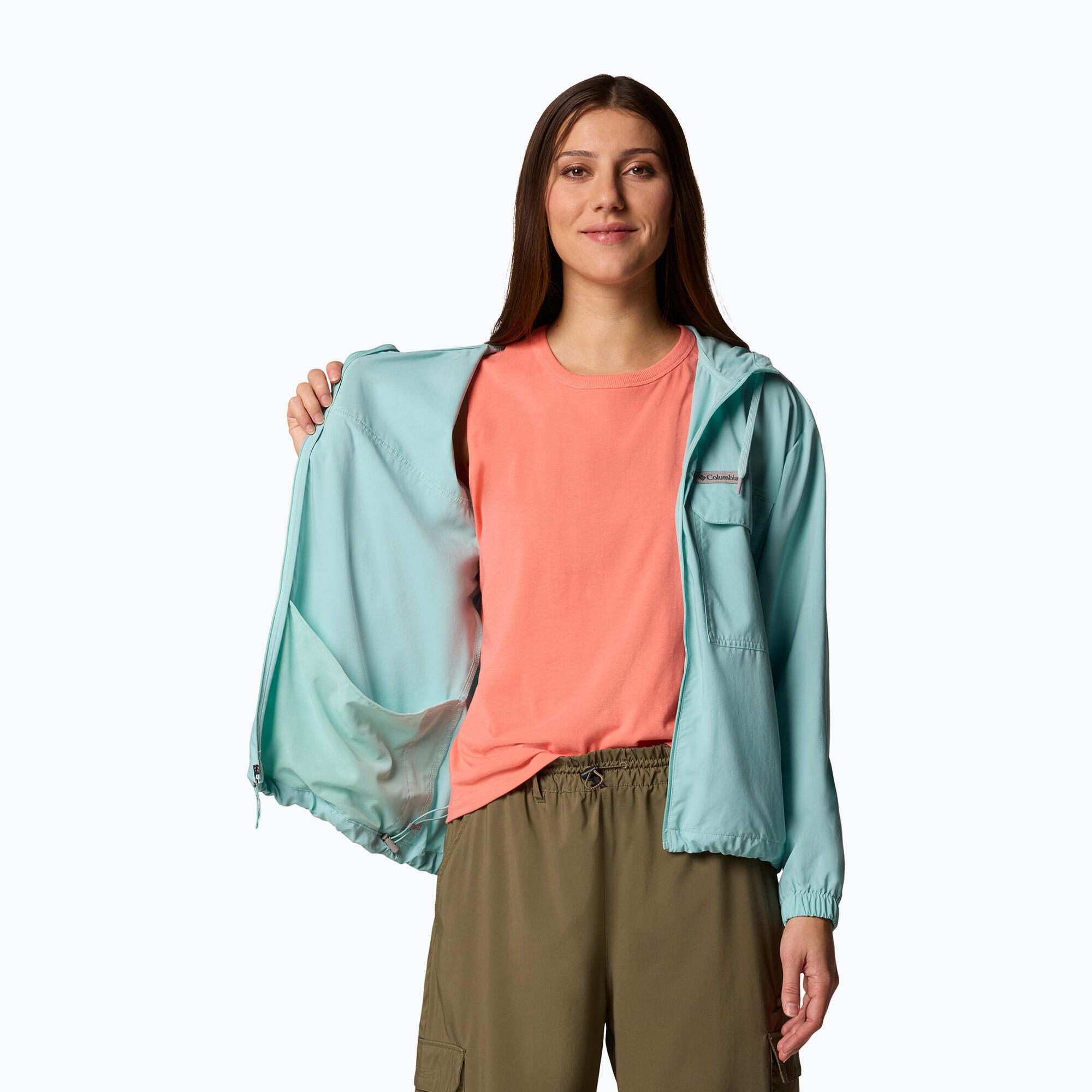 Veste de trekking pour femme Columbia Skien Valley à capuche 5/5