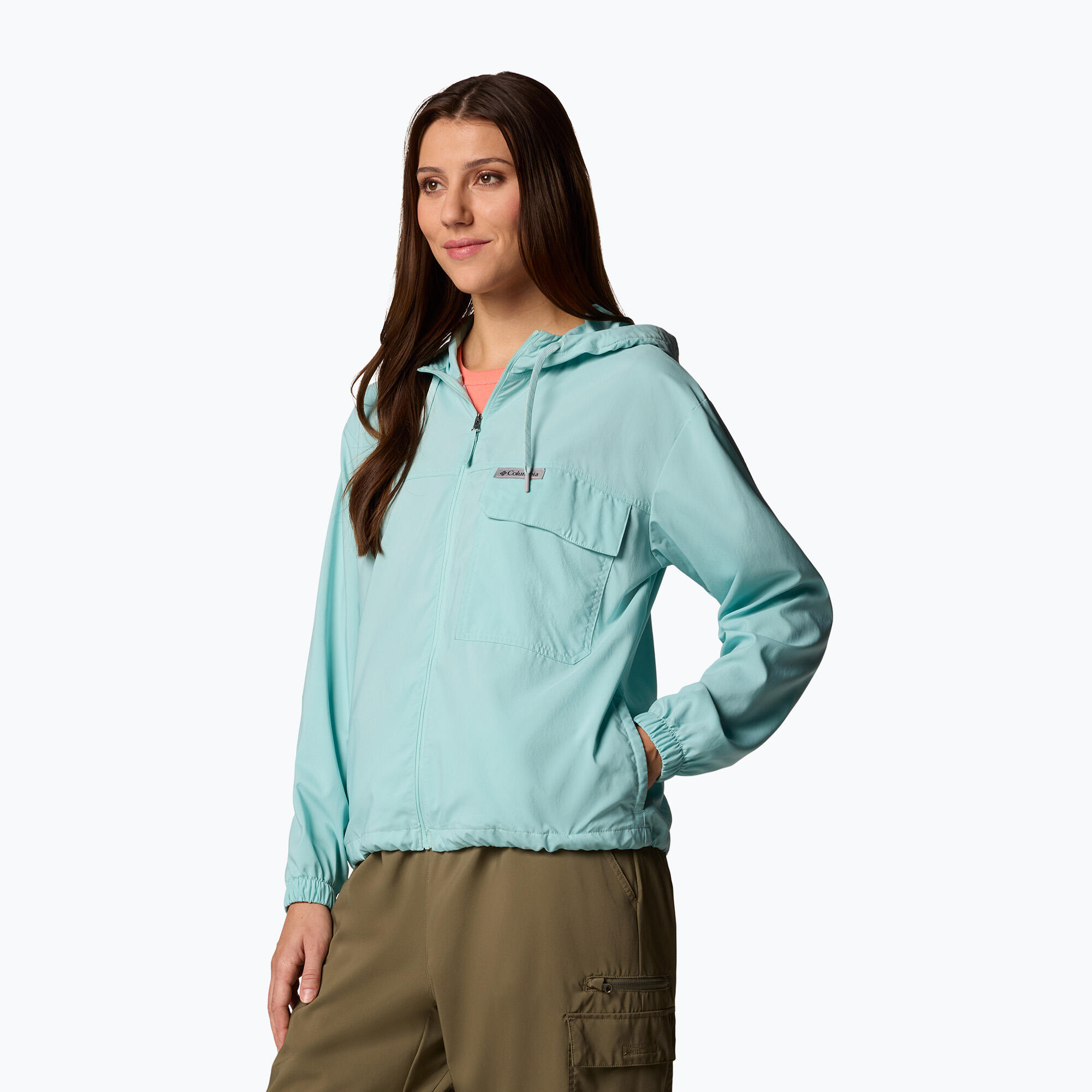 Veste de trekking pour femme Columbia Skien Valley à capuche 4/5