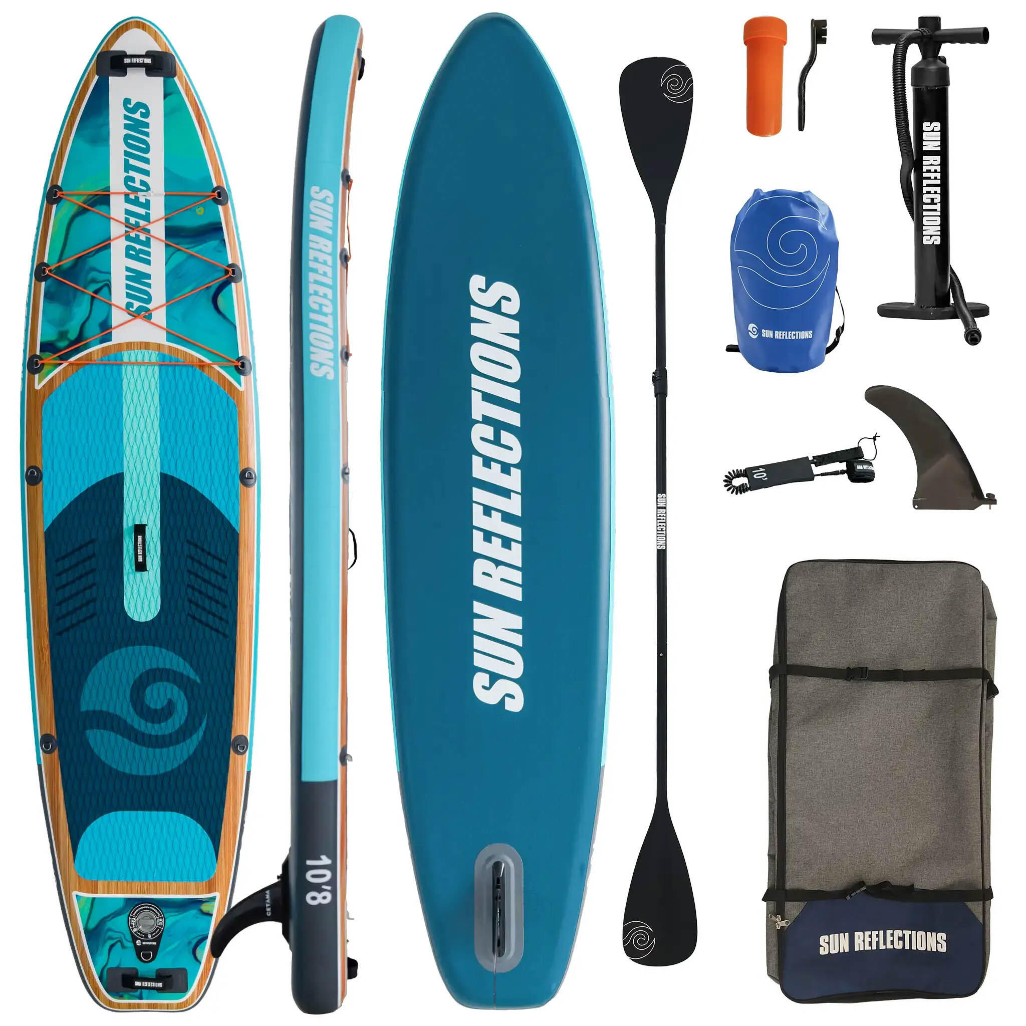 CAMPSUP Sup Gonfiabile Sun Reflections M 10'8” Minicombo