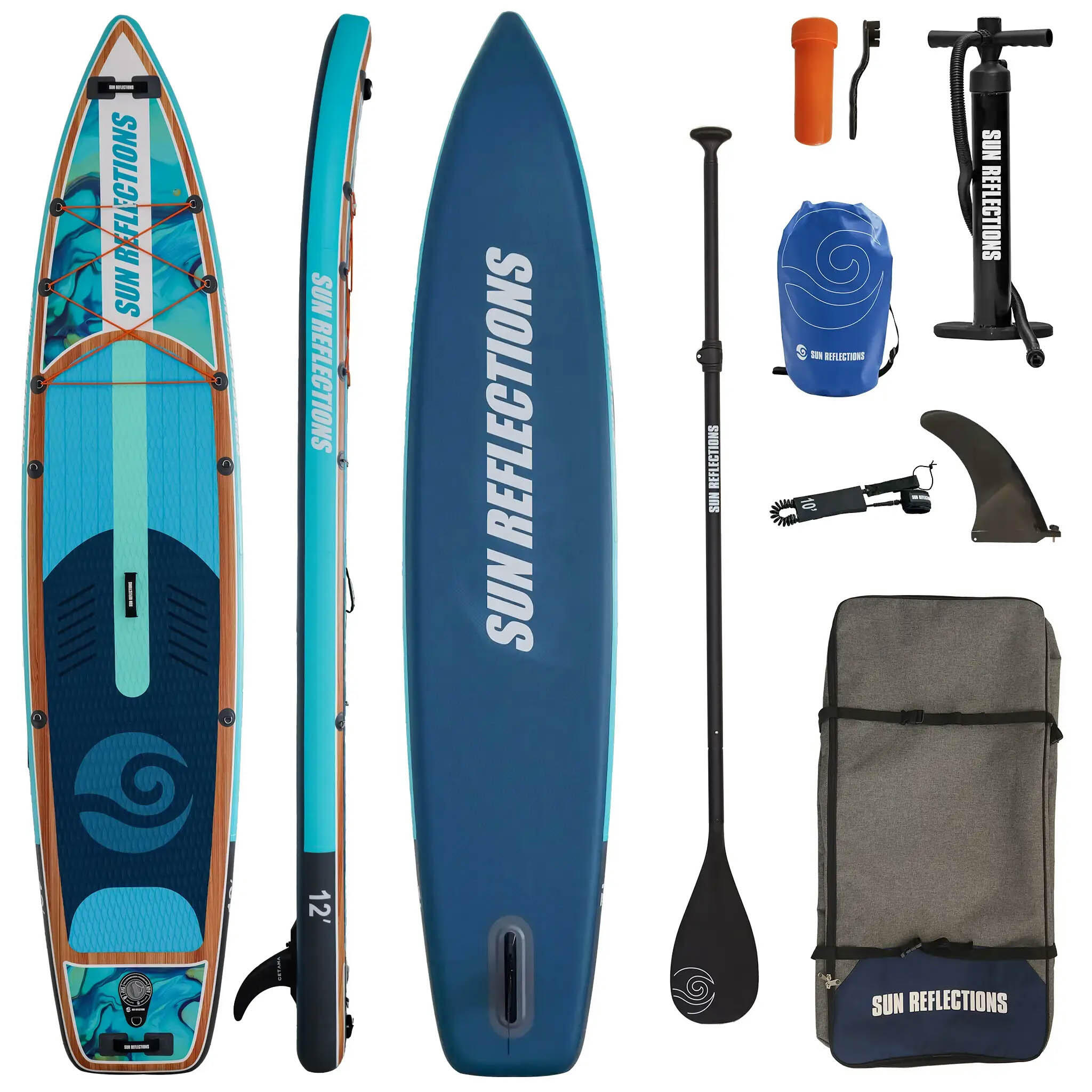 CAMPSUP Sup gonfiabile Sun Reflections XL 12'0" tavola