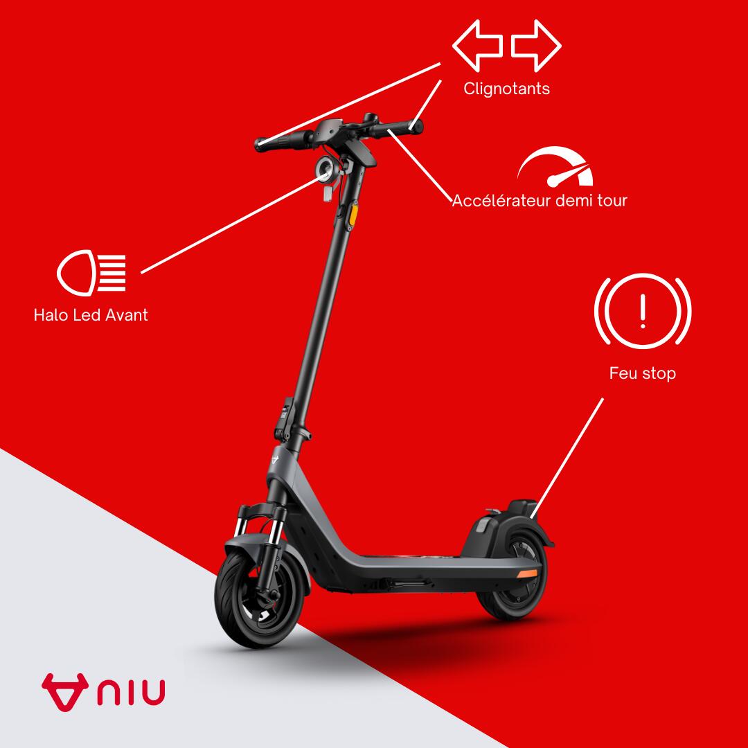 Trottinette électrique KQi 200P|Gris|léger 6/8