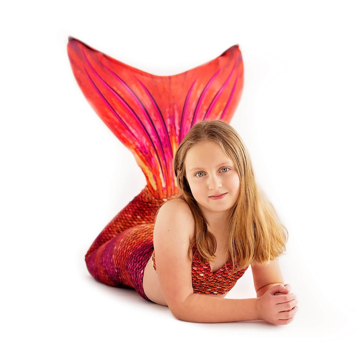Sun Tails - Queue Sirene Tiger Queen Xl - Bas De Maillot De Bain - Rouge - 48 Xl - Decathlon
