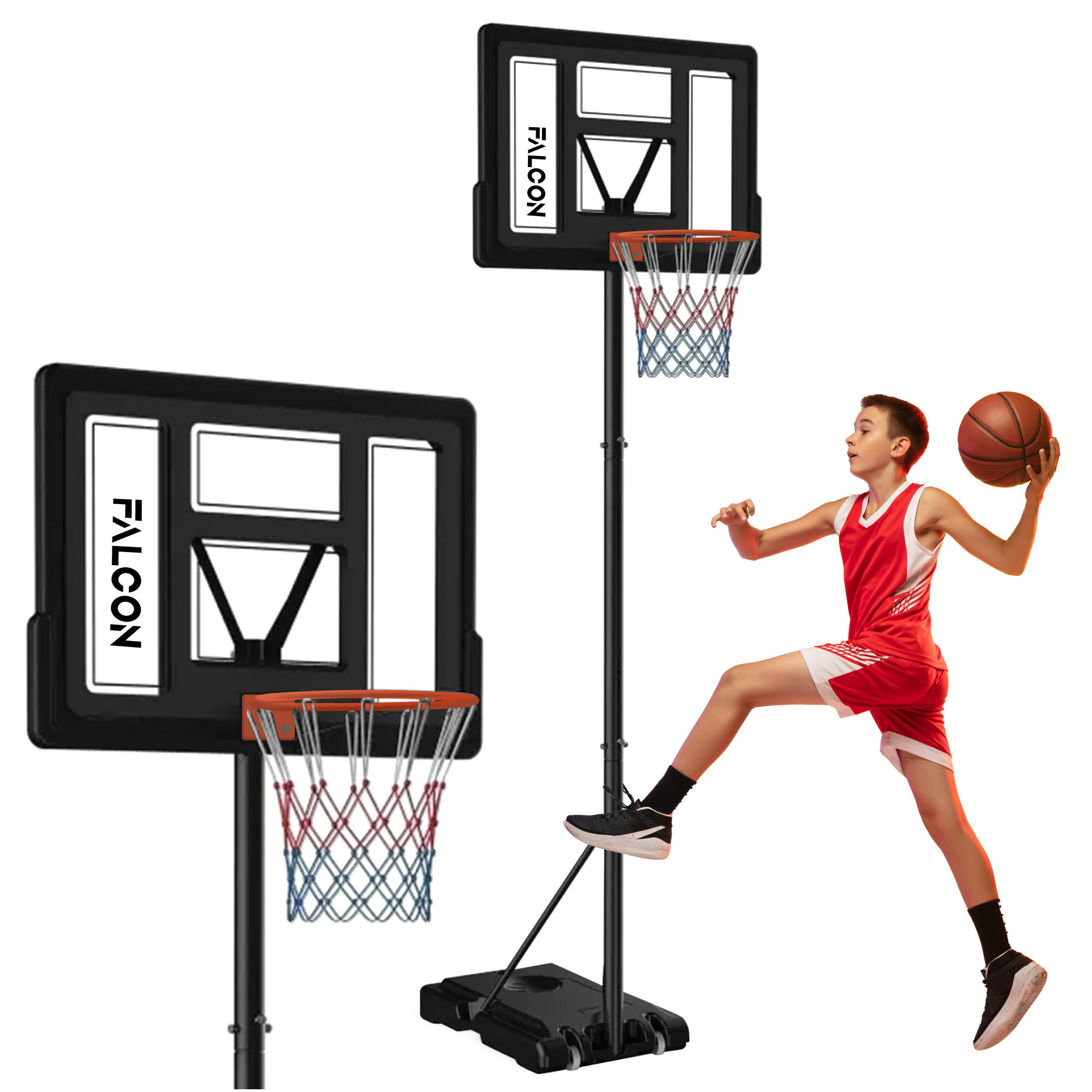 FALCON Volně stojící basketbalový koš pro děti JUNIOR 2 FALCON