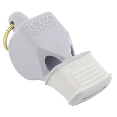 Pfeife Fox 40 CMG mit Zahnschutz und neonfarbenem Pfeifenband