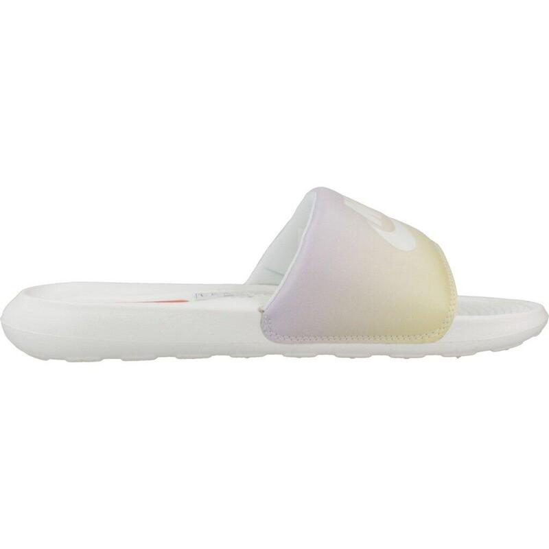 Claquettes Nike Modèle Victory One Print Couleur Blanc